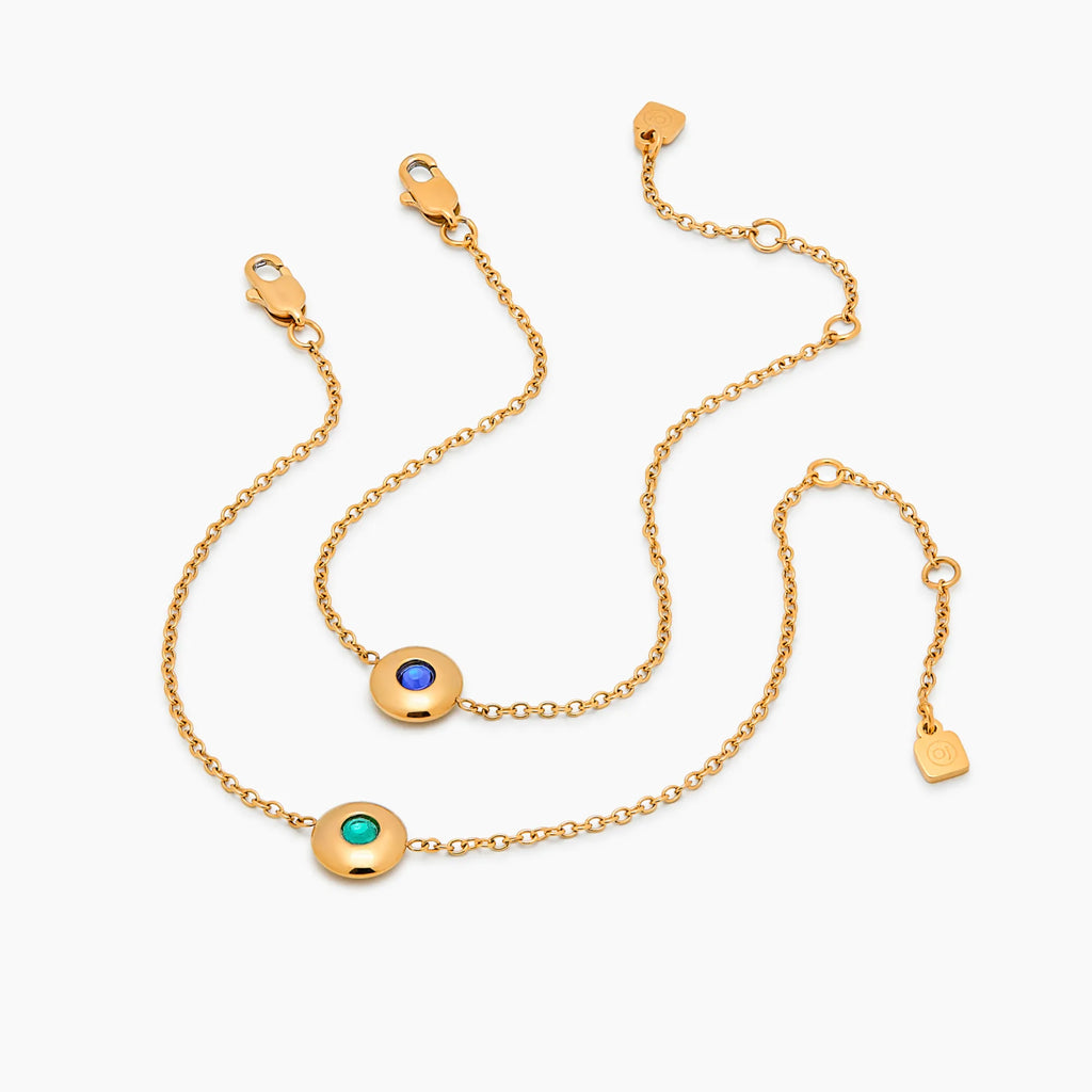 Mini Birthstone Charm Bracelet