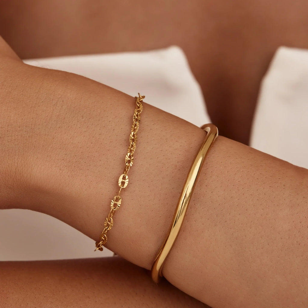 Bold Sequin Chain Bracelet