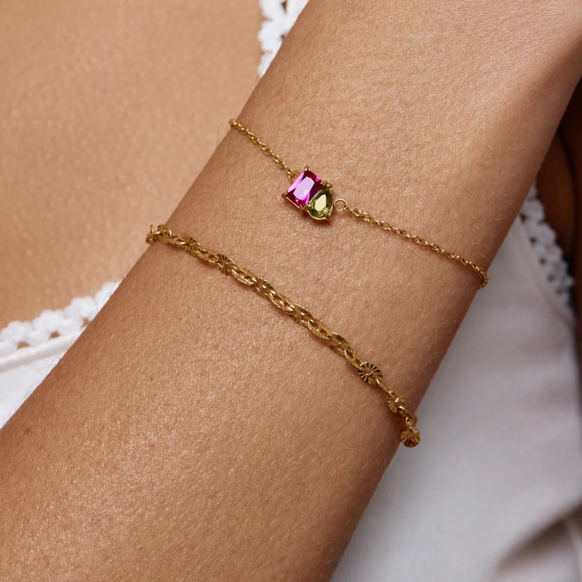 Forever Duo Birthstone Bracelet